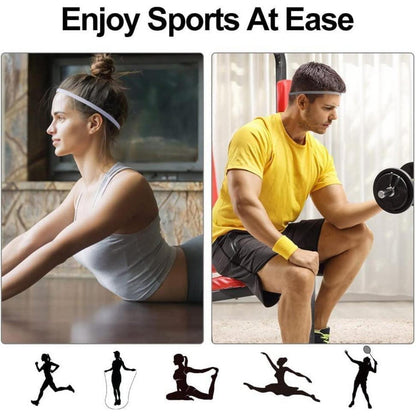 Sport Stirnbänder Unisex, Elastische Anti-Rutsch