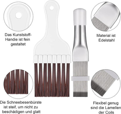 Klimaanlage Flossen Reinigungsbürste Metall Spule Kamm_ITEMS