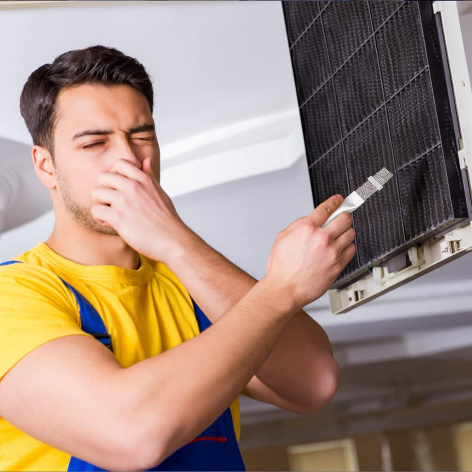 Flosse Reinigungsbürste Klimaanlage 2er Set Metall Fin Kondensator Coil Pinsel