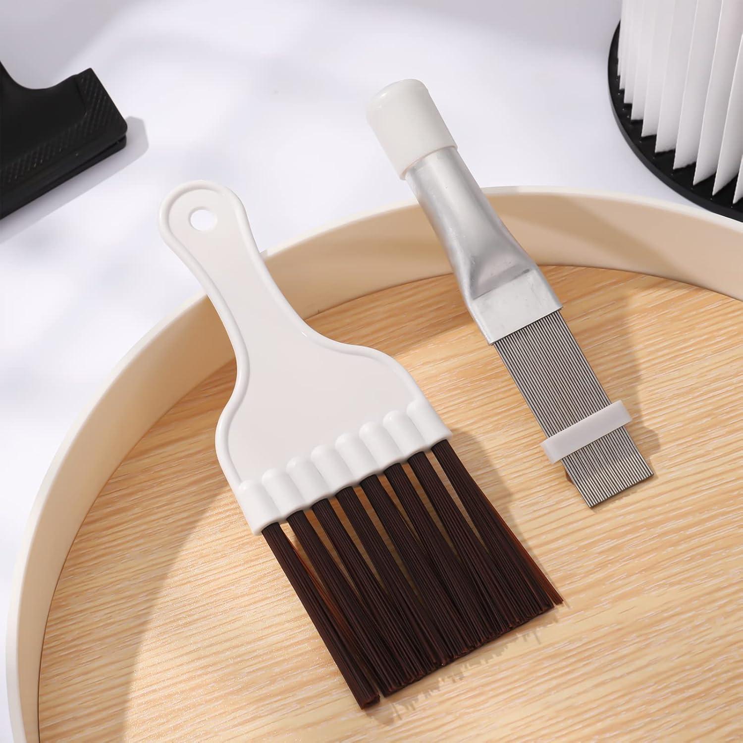 Klimaanlage Reinigungsbürste Flossen Kamm Metall Pinsel Set