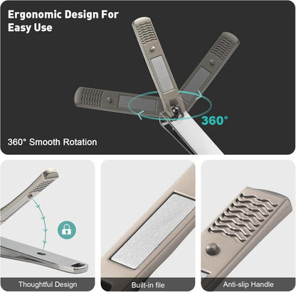 Nagelknipser Set 2-tlg. Fingernägel Fußnägel Nail Clipper Kit