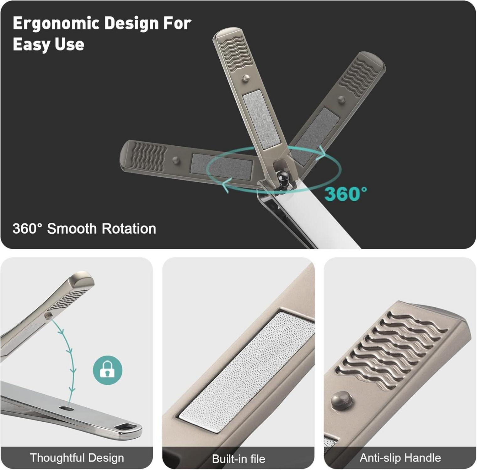 Nagelknipser Set 2-tlg. Fingernägel Fußnägel Nail Clipper Kit