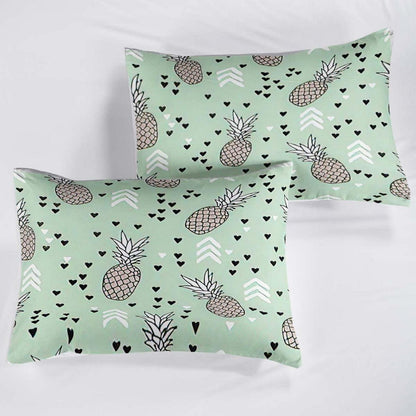 Ananas Bettwäsche Set 200x200cm - Tropical Bettwäsche für Kinder