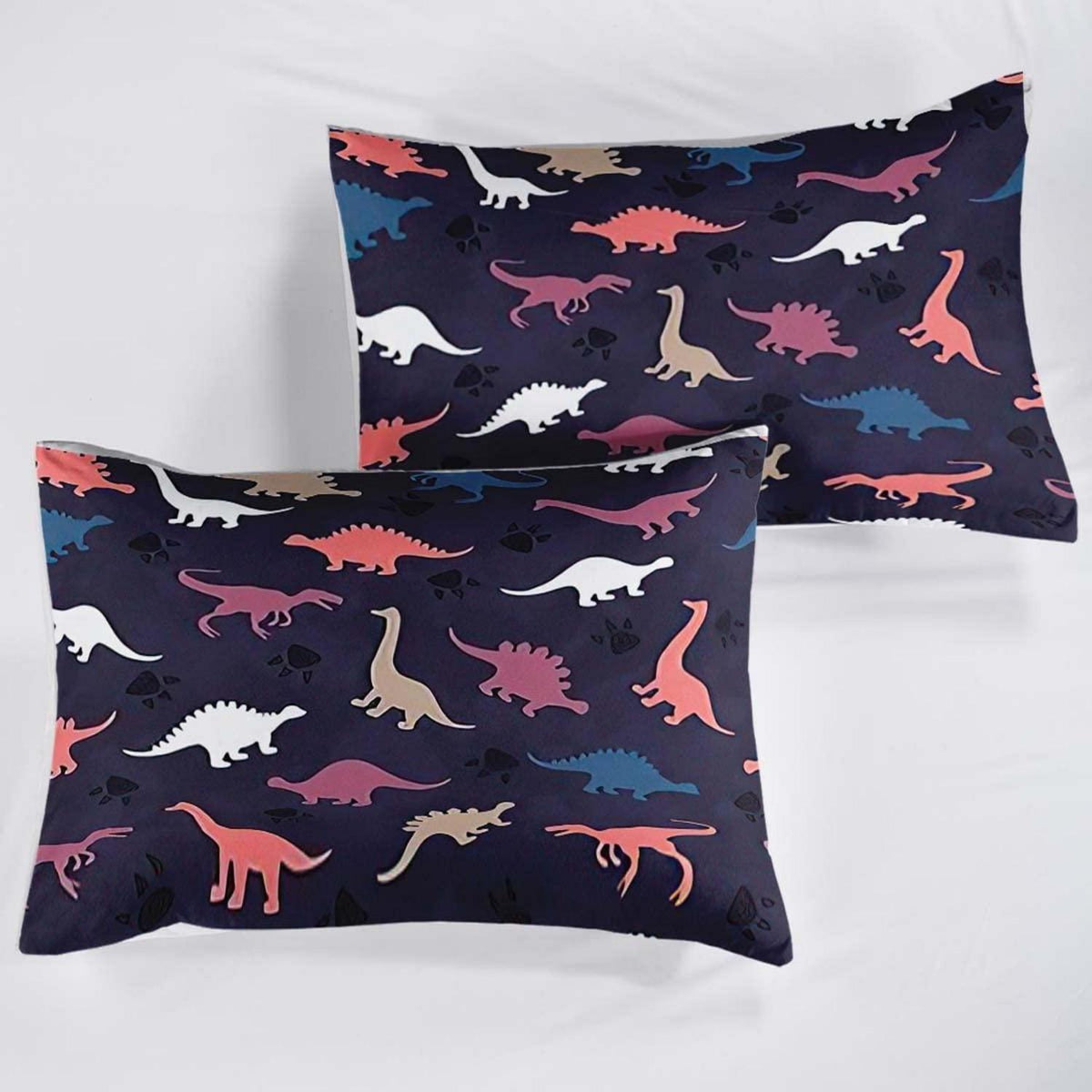 Cartoon Dino Bettwäsche Set 200x220cm – Kuschelweicher Dino-Traum für Kinder