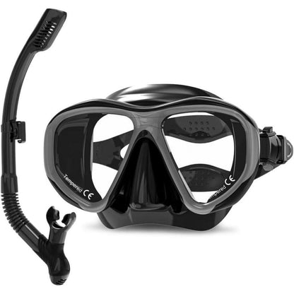 Findway Schnorchelset Erwachsene mit Tauchmaske und