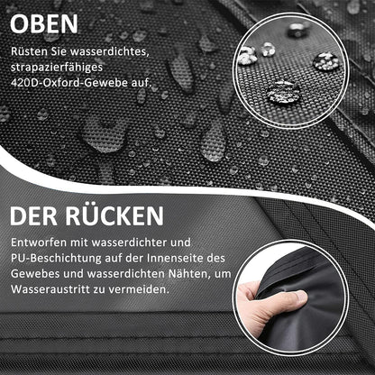 Abdeckung Gartenmöbel 420D Oxford Gewebe Wasserdicht Winterfest 128x65x76cm