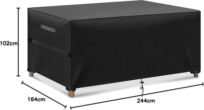 Abdeckung Gartenmöbel 420D Oxford Gewebe Wasserdicht Winterfest 128x65x76cm