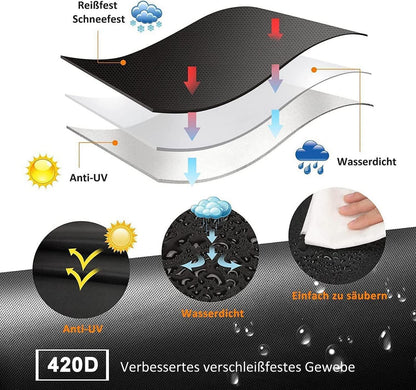 Abdeckung Gartenmöbel 420D Oxford Gewebe Wasserdicht UV-Beständig