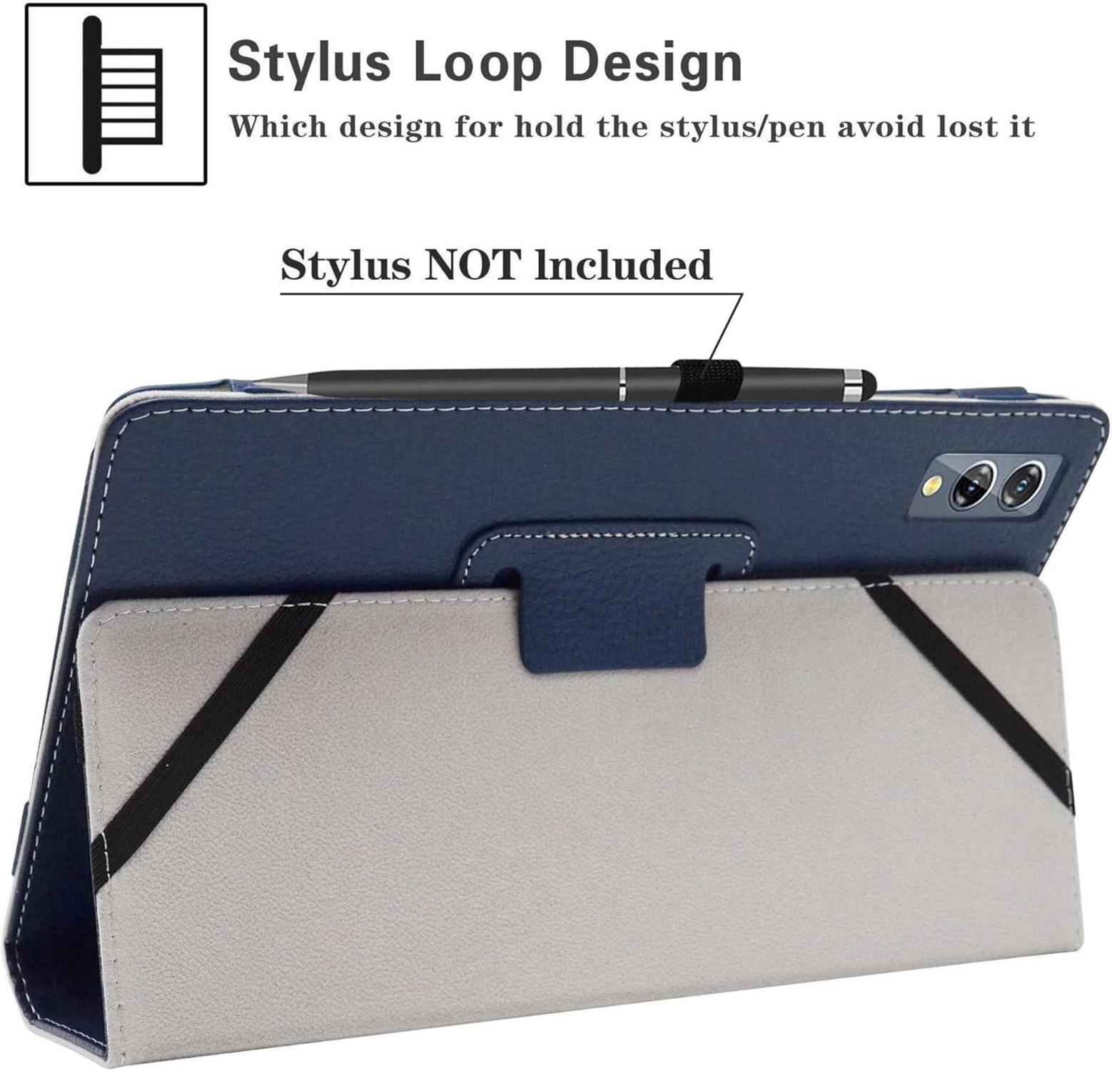 Kompatibel mit Blackview Tab 11 hülle Folding PU Leder Tasche Case