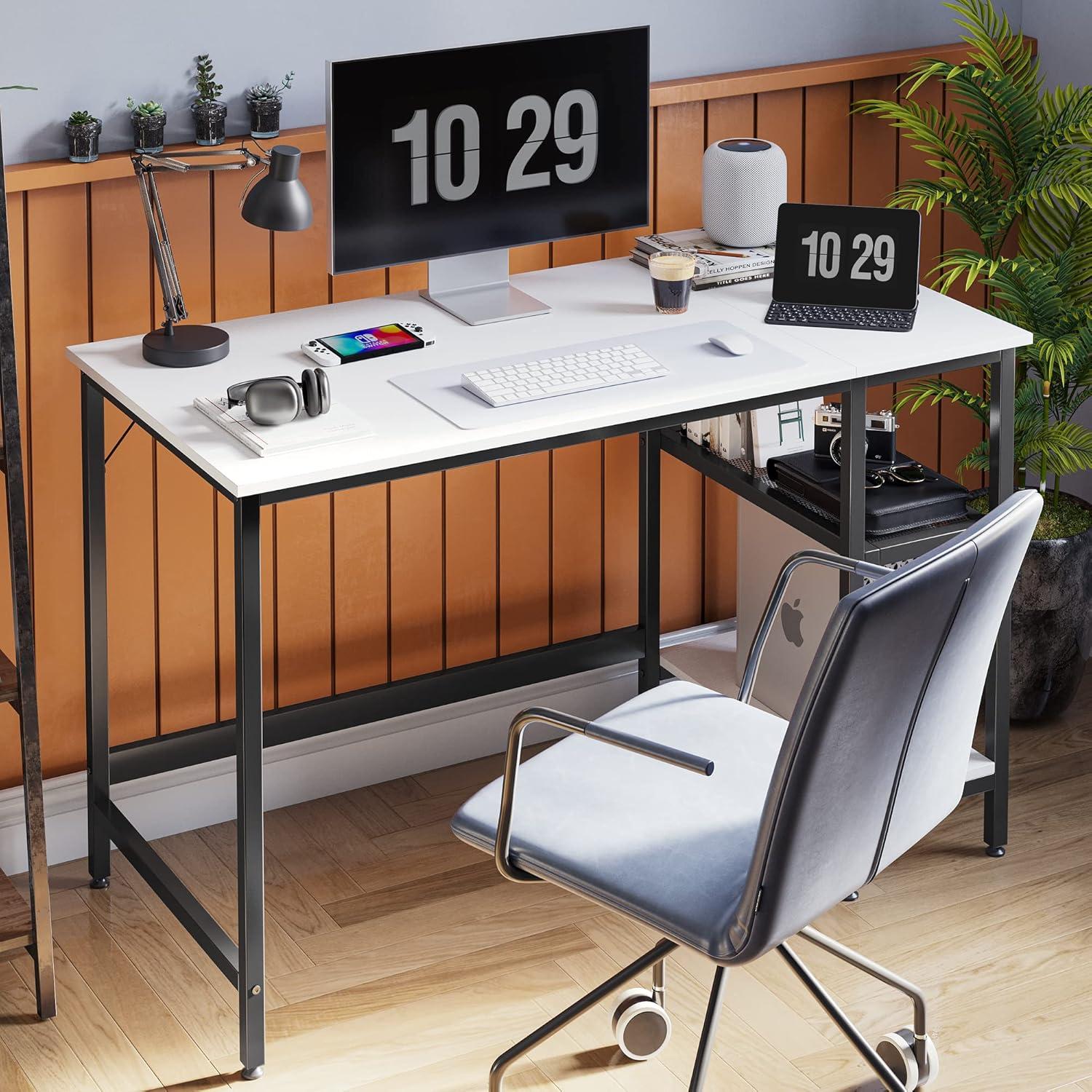 Schreibtisch PC Tisch 120x60 cm Bürotisch Industrie-Design