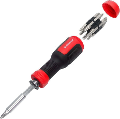 Multibit Schraubendreher Set 13-in-1 mit Magnetischer Bohrer