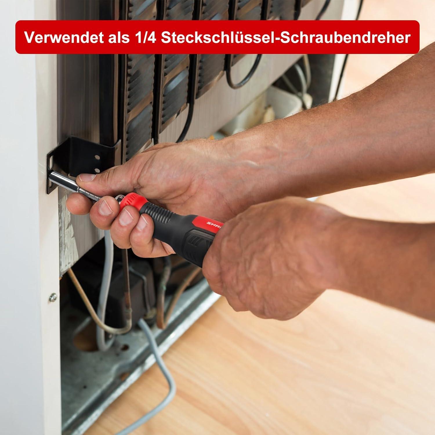 Multibit Schraubendreher 13-in-1 Magnetisch Bohrer Verlängerung Set Torx PH