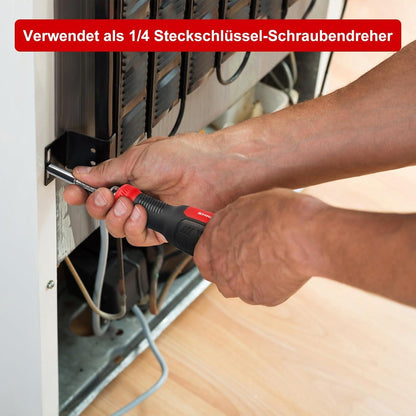 Multibit Schraubendreher 13-in-1 Magnetisch Bohrer Verlängerung Set Torx PH