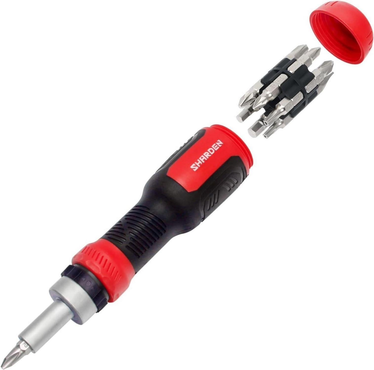 13-in-1 Ratschen-Schraubendreher Multitool mit CRV-Stahl-Bits