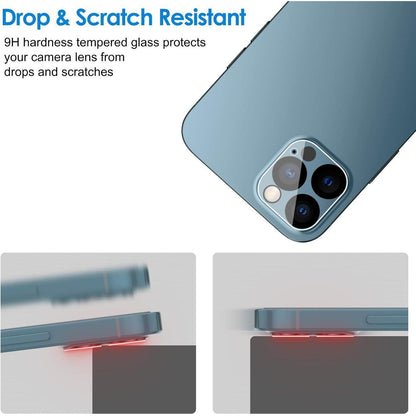 iPhone 12 Pro 6,1 Zoll Kameraschutz 9H Glas Anti-Kratzer 3