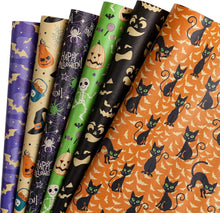 Halloween Geschenkpapier 6 Blatt 44,5x76 cm pro Rolle