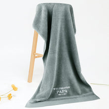 Weltbester Papa Handtuch Bestickt 50x100 Vatertagsgeschenk