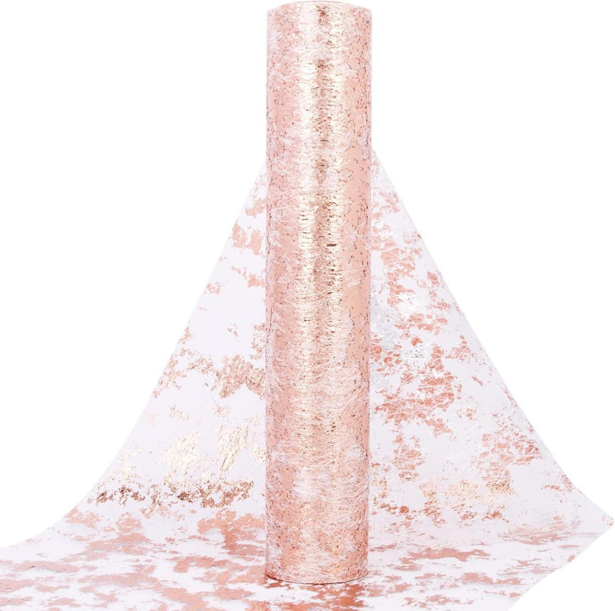 Tischläufer Roségold Glänzend Polyester für Partys und Feiern