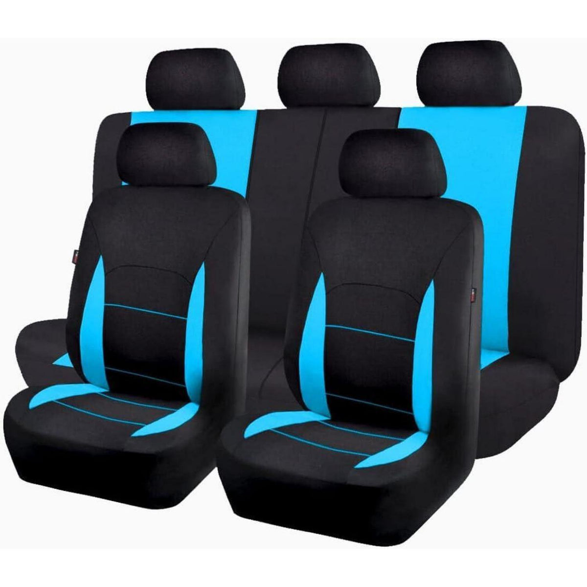 Auto Sitzbezüge Set Mintblau Schwarz Universal