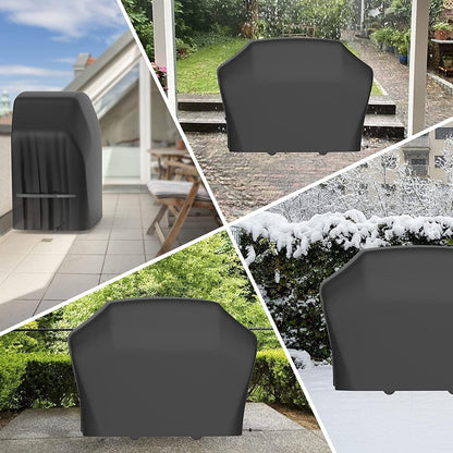 Grillabdeckung wasserdicht 147 cm Oxford-Gewebe staubdicht