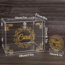 Hochzeit Kartenbox Acryl Geld Box Briefbox Schloss Jubiläum