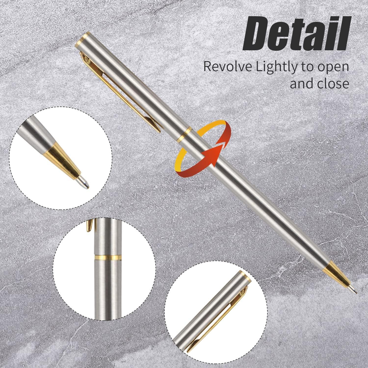 4 Stück Metall Kugelschreiber schwarze Tinte Geschenkset