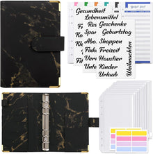 KONVINIT A6 Budget Binder Set mit Geldumschlägen und Budgetbogen