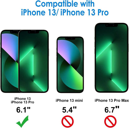 iPhone 13/13 Pro 6,1 Zoll Schutzfolie Panzer Glas 2er Set