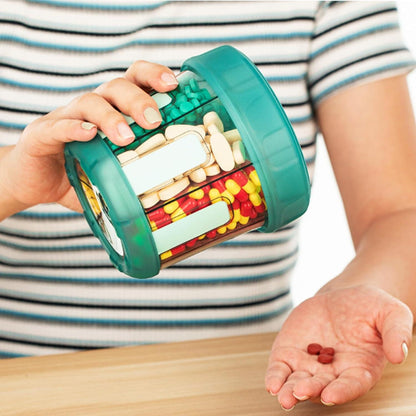 Extra Großer Pillendose Tabletten Organizer 7 Tage Fächer Weicher