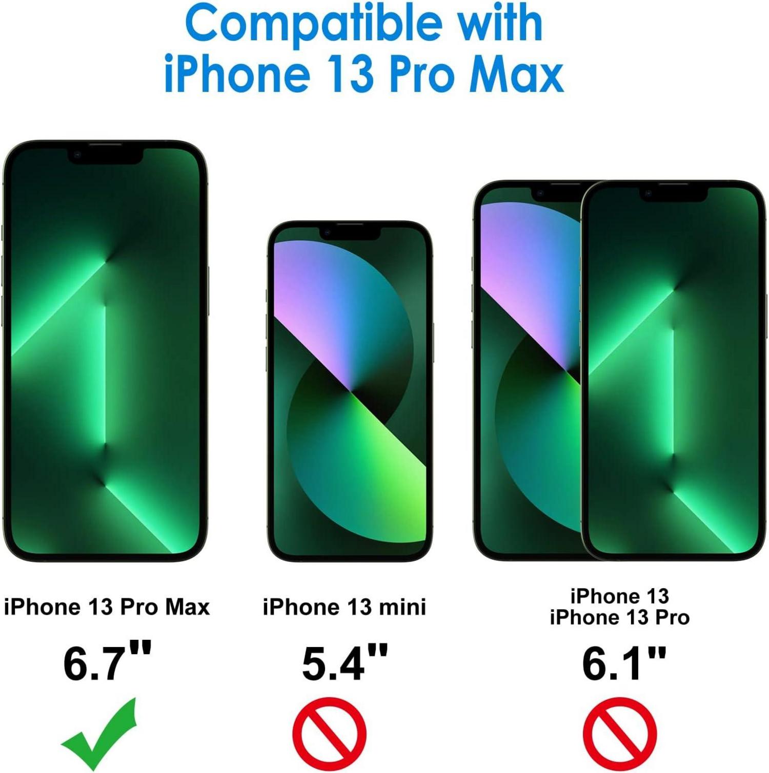iPhone 13 Pro Max 6,7 Zoll 2er Pack Full Screen Displayschutz