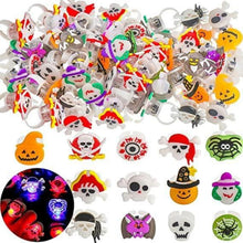 LED Blinkende Ringe für Kinder Halloween Party 50 Stück
