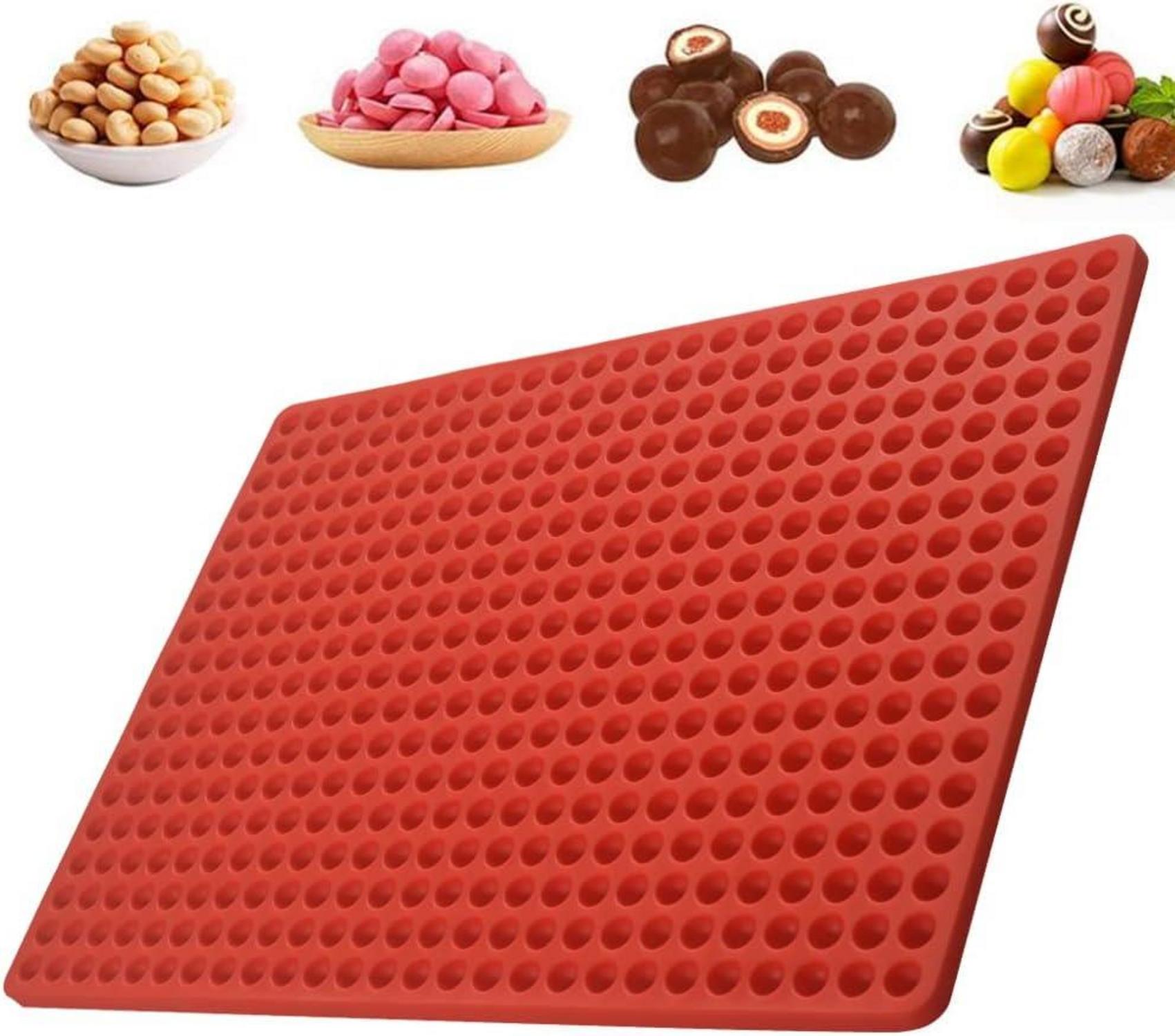 Silikonform 468 Mulden Mini runde Form für Schokolade Hundeleckerli Süßigkeiten