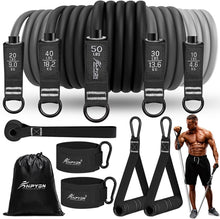 Resistance Bands Set 12-teilig 200 lbs Widerstandsbänder Fitnessbänder