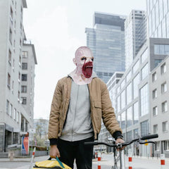 molezu Halloween Monster Maske Horror Cosplay Kostüm Walking Dead Maske