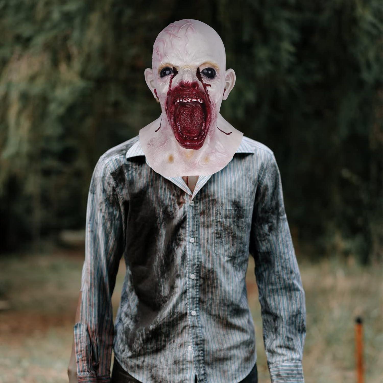 Vampir Latex Maske Halloween Walking Dead Horror Cosplay Party Kostüm