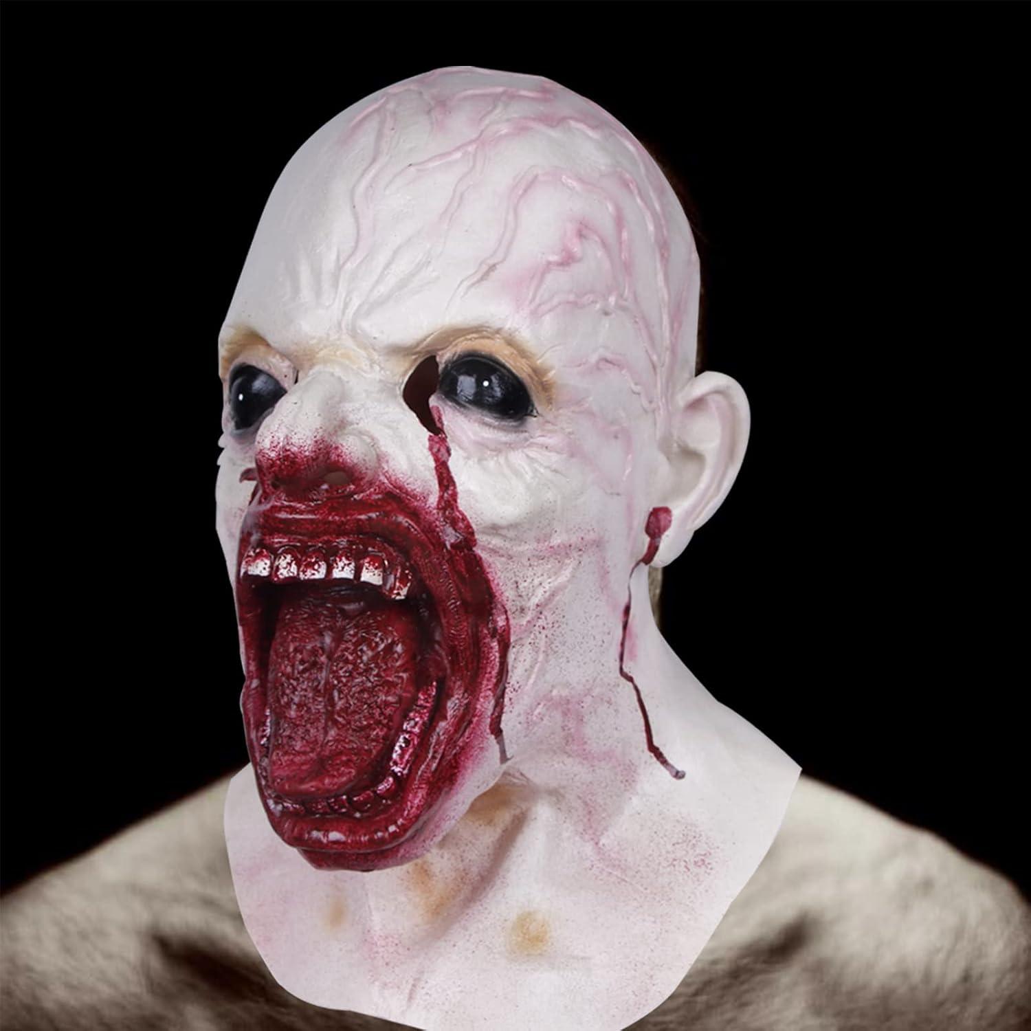 molezu Halloween Monster Maske Horror Cosplay Kostüm Walking Dead Maske