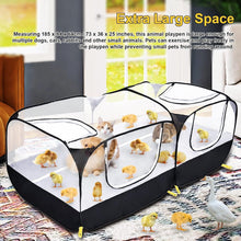 Tierlaufstall Hühnerstall Groß Outdoor Pop-up für Kleintiere