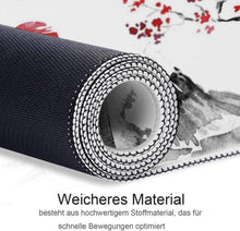 Gaming Mauspad Weiß XXL Japanisches Berg Sakura Motiv 800 x