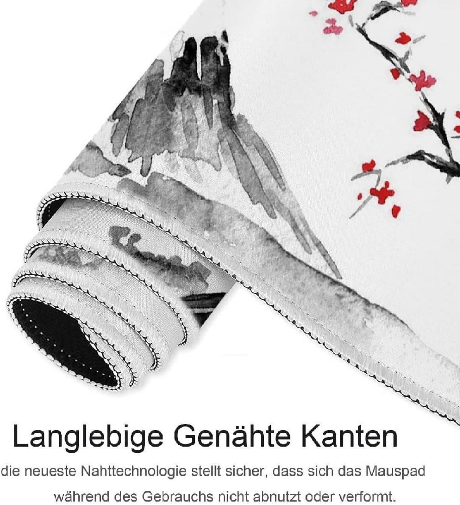 Weiß Japan Gaming Mauspad XXL 800x300mm Sakura Fuji Sonne Berg