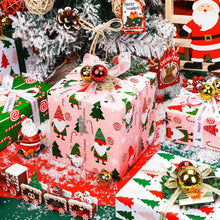 Weihnachts-Geschenkpapierrolle – Weihnachtsdesign – 4 Rollen
