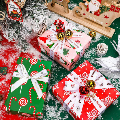 Weihnachts-Geschenkpapierrolle Gnom Holiday Collection 4 Rollen 76x305cm