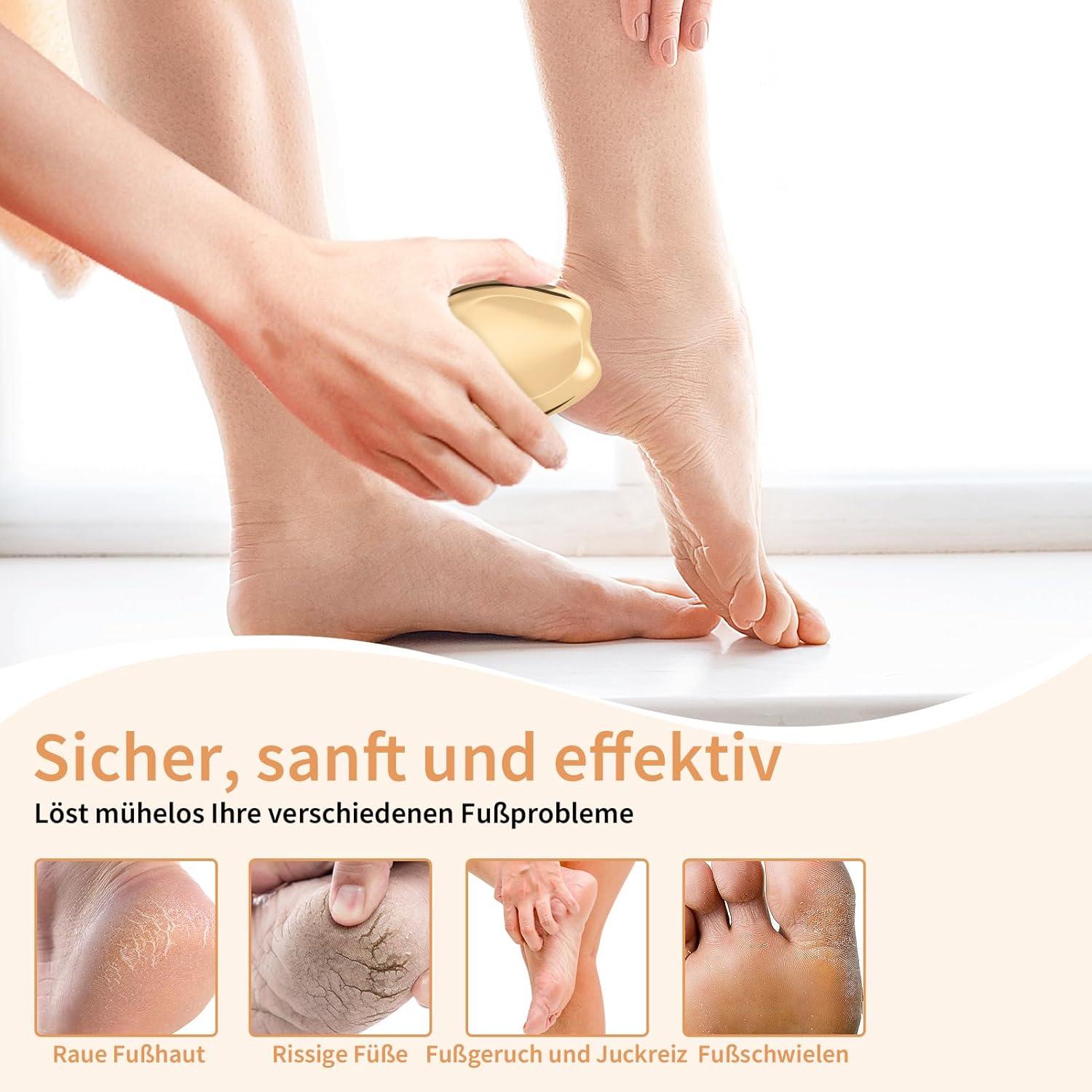 Nano-Glas Hornhautentferner & Fußraspel - Professionelle Fußpflege