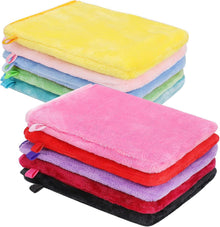 Mikrofaser Waschhandschuhe 10er Set Flanell Bad Spa Tuch