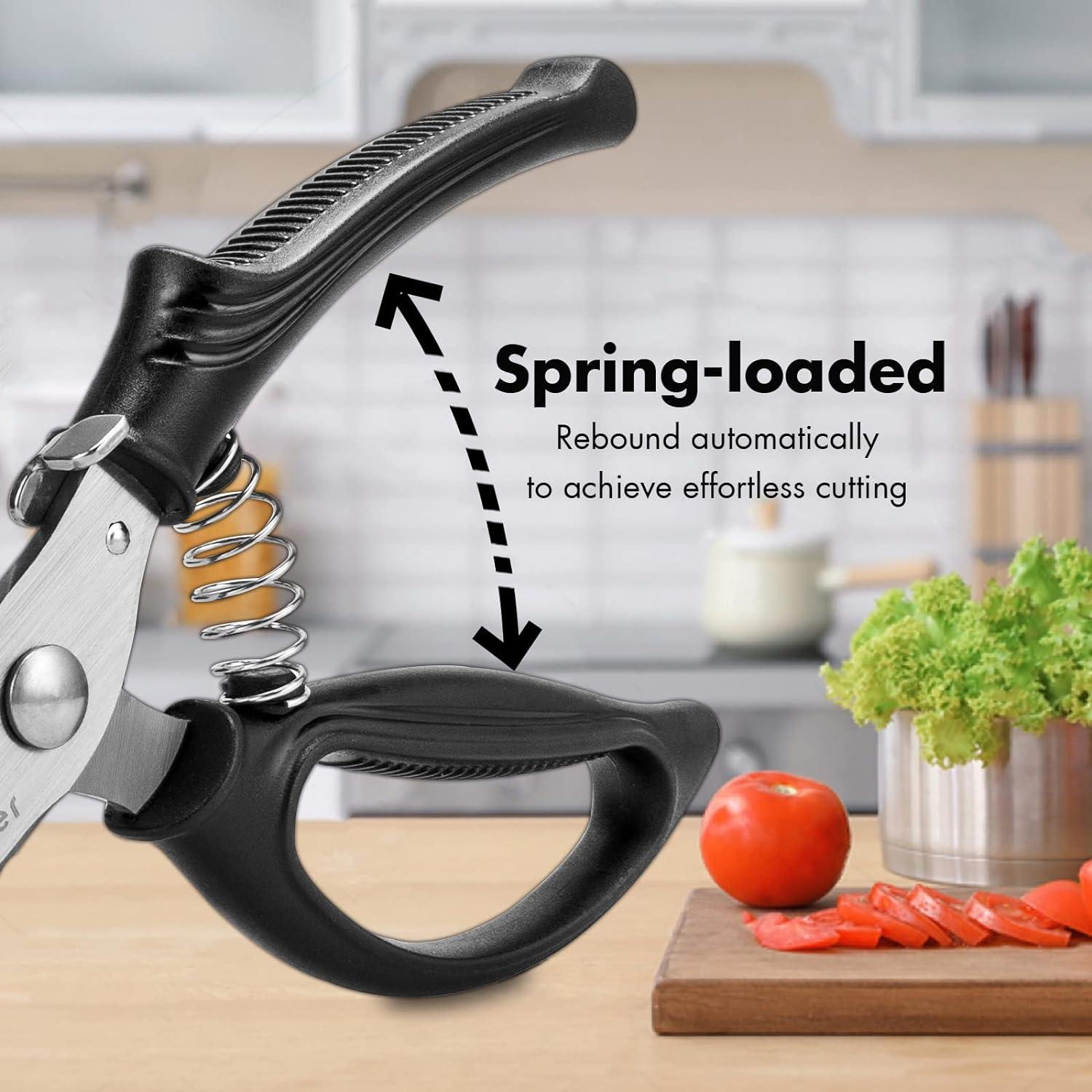 Geflügelschere Profi Küchenschere Fleischschere Robust Rutschfest