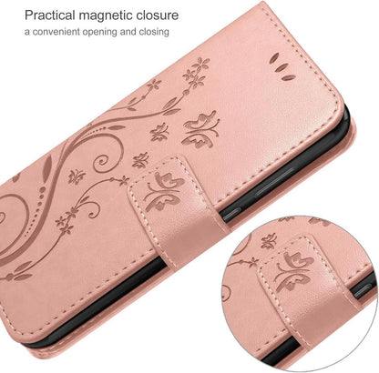 Samsung Galaxy A52 5G/4G/A52S 5G Lederhülle Flip Wallet Schutzhülle Roségold