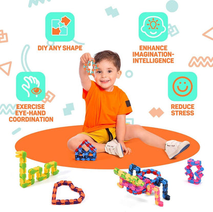 WEARXI Wacky Tracks Mitgebsel Kindergeburtstag 12er - Sensorisches Spielzeug für Kinder