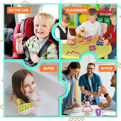 Mitgebsel Kindergeburtstag Wacky Tracks 12er Set Spielzeug flexibel