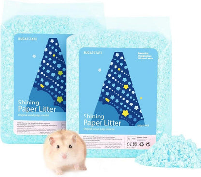 Bunte Papierbettwäsche 900g für kleine Haustiere - Staubfrei