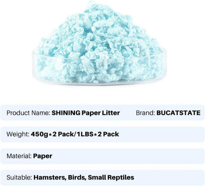 Hamster Papierstreu 900g Bunt Staubfrei Geruchskontrolle Natürlich