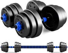 Hanteln Verstellbar Set Kurzhanteln Schwarz 2in1 Fitness Handgewichte